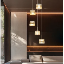 Led Κρεμαστό Φωτιστικό 5/Φωτο Luxe 57W 3000K Luxe - Viokef