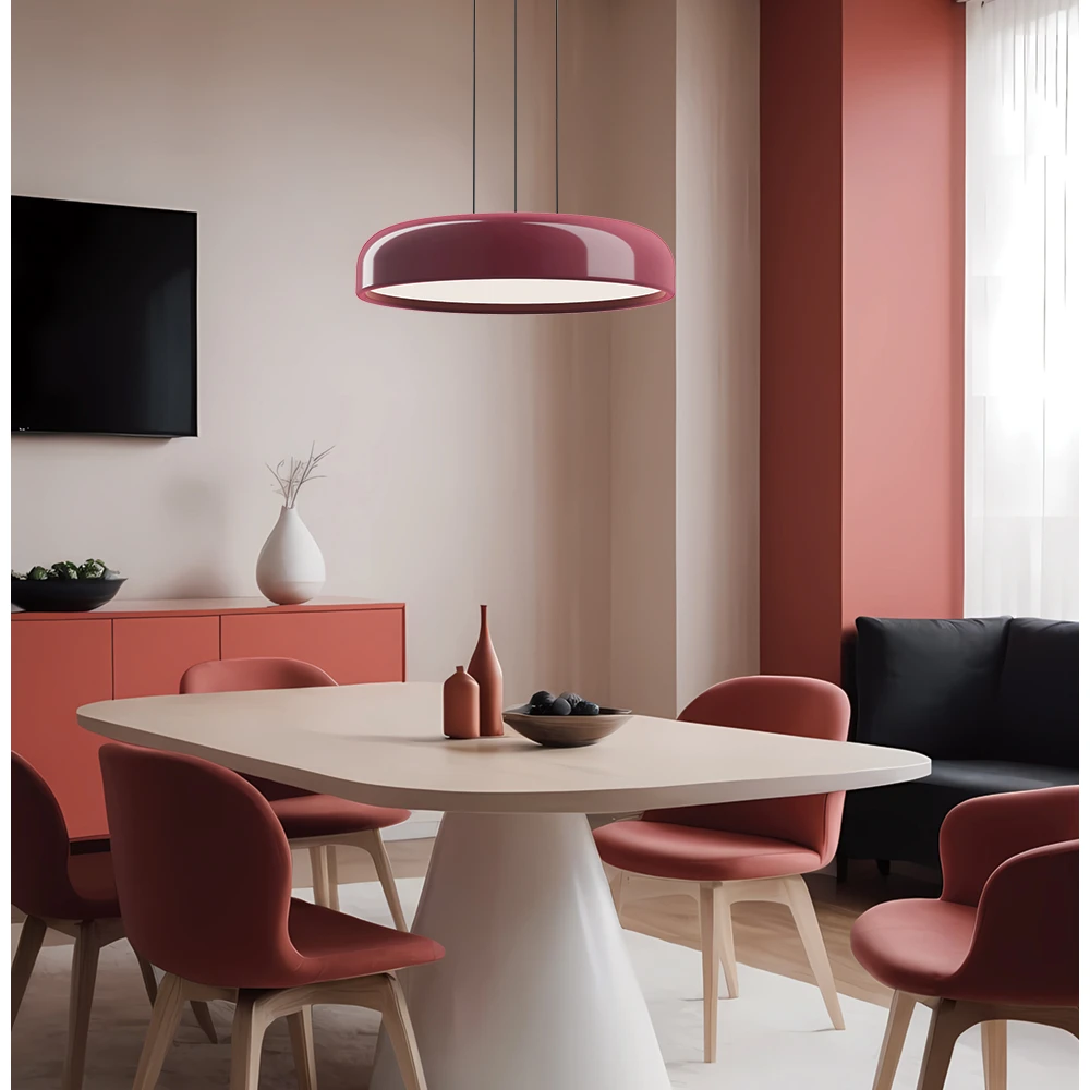 LED Μονόφωτο Φωτιστικό Μπορντό 60W 3000K Alensa Viokef