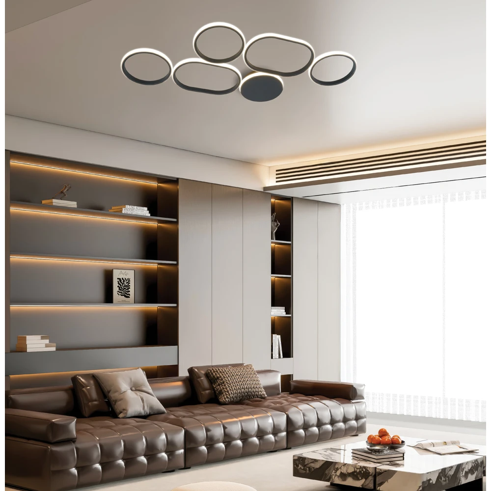 LED Οροφής Μαύρο 60W 3000K Non-Dimmable Victor - Viokef