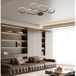 LED Οροφής Μαύρο 60W 3000K Non-Dimmable Victor - Viokef