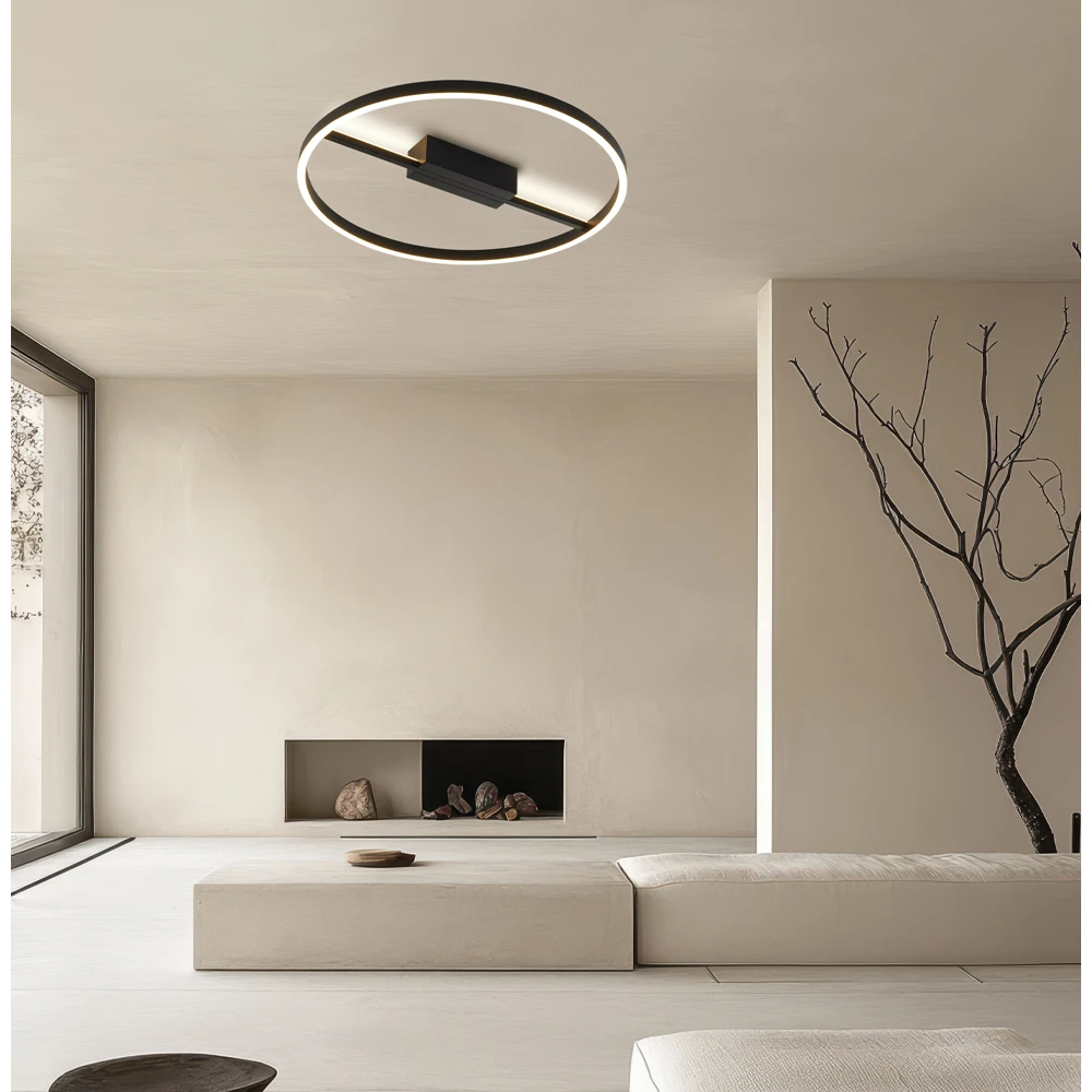 LED Οροφής Μαύρο 36W 3000K L:515 Non-Dimmable Malvina - Viokef