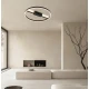 LED Οροφής Μαύρο 36W 3000K L:515 Non-Dimmable Malvina - Viokef