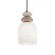 LED Μονόφωτο Φωτιστικό Λευκό 1 x E14 Hilda Viokef