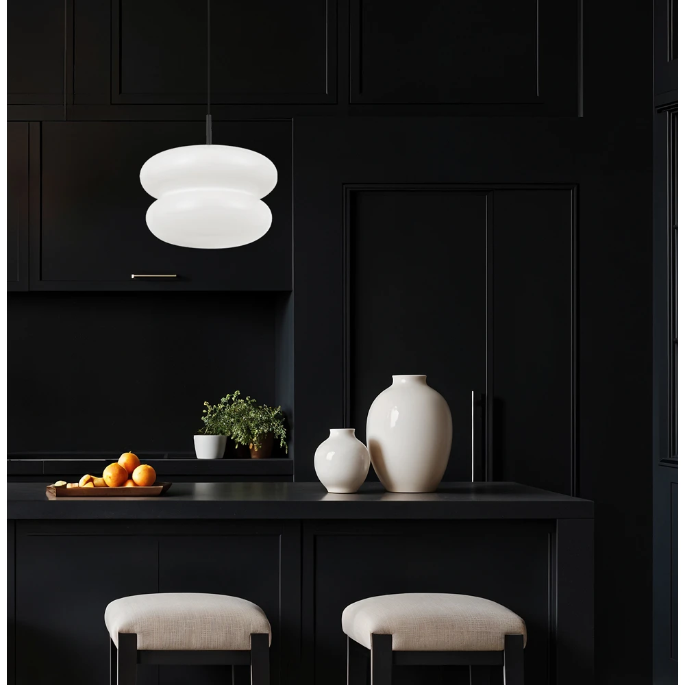 LED Μονόφωτο Φωτιστικό Λευκό 1 x E27 D:320 Debora Viokef