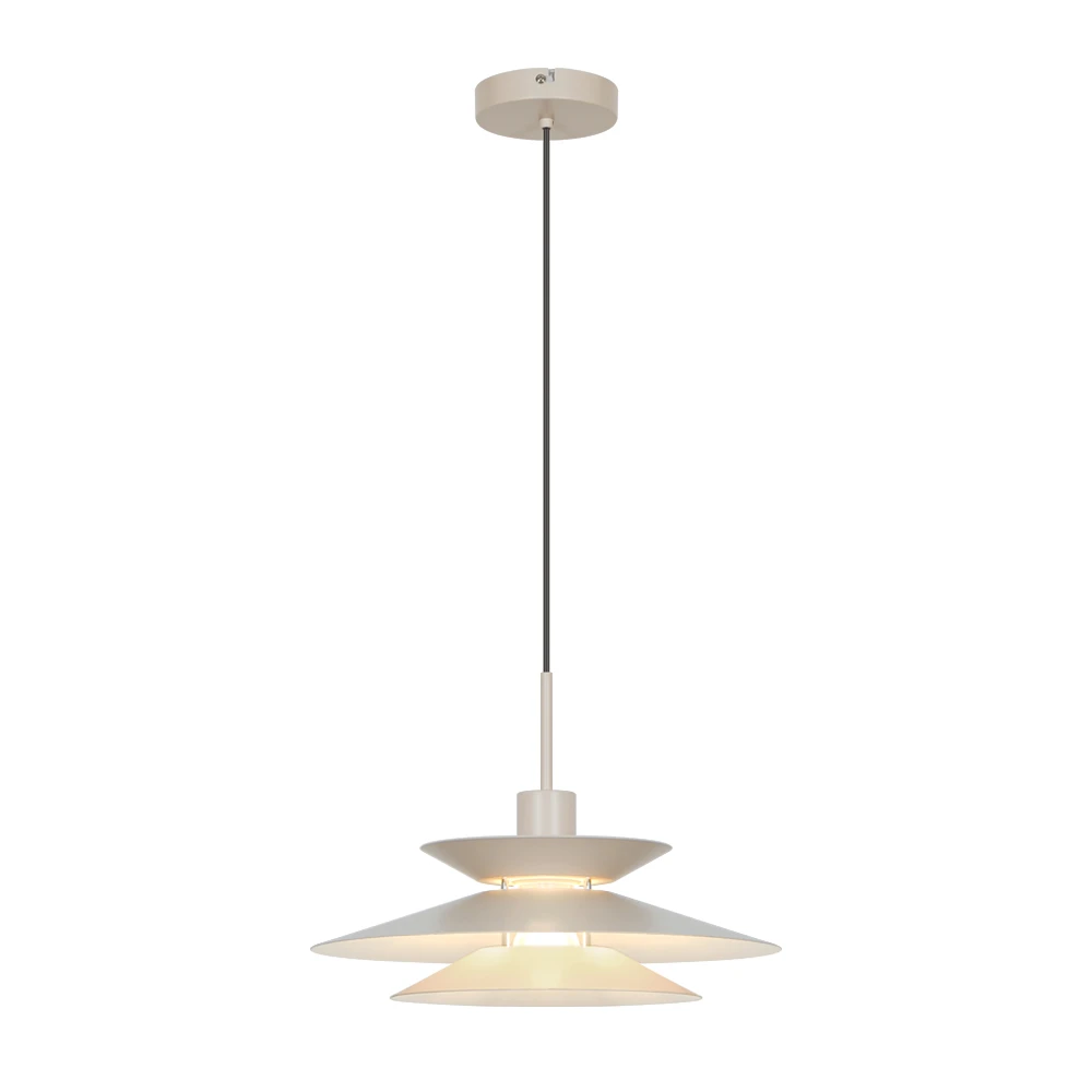LED Μονόφωτο Φωτιστικό 1 x E27 Μπεζ Stevi Viokef