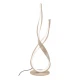 LED Φωτιστικό Επιτραπέζιο Μπεζ Non-Dimmable 21W Ribbon Viokef