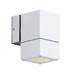 Εξωτερικό Επιτοίχιο Σποτ Αλουμινίου Τετράγωνο Paros Σε Λευκό GU10 IP44 VIOKEF