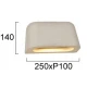 Φωτιστικό Τοίχου Γκρι LED 9W IP65 CRI 93 Krabi