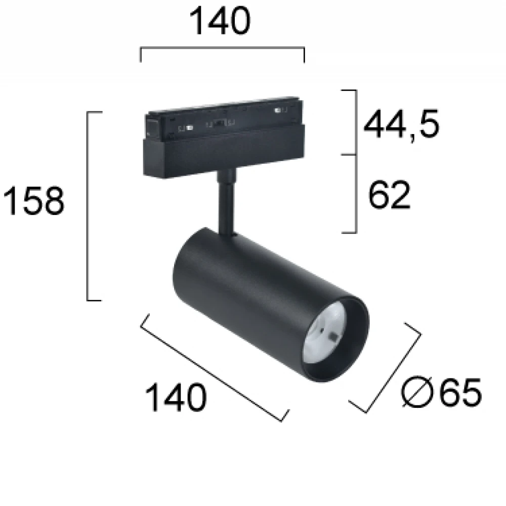 Σποτ Track Λευκό 21W 2CCT Magnetic (dimmable) VIOKEF