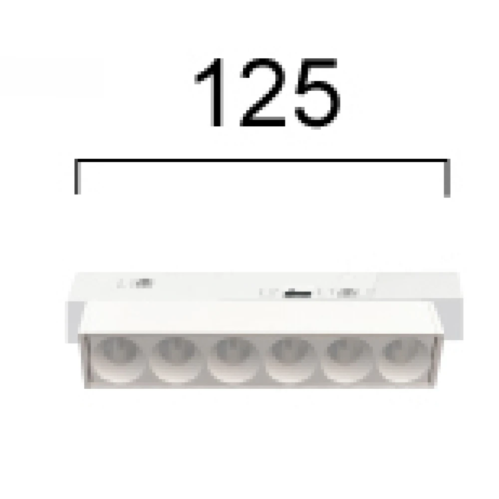 Linear Antiglare White L:130 2 CCT Magnetic (dimmable) - VIOKEF