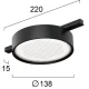 Φωτιστικό Antiglare D:138 Slim Magnetic 20W VIOKEF