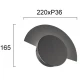 LED Φωτιστικό Τοίχου Εξωτερικού Χώρου 10W IP54 Ανθρακί Sunrise - VIOKEF