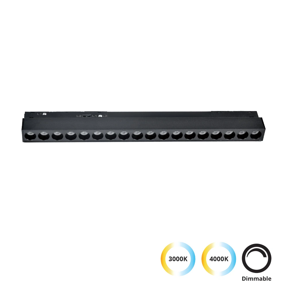 Linear Antiglare L:328 2 CCT Magnetic (dimmable) - VIOKEF
