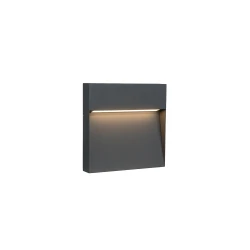 ΕΠΙΤΟΙΧΙΟ ΦΩΤΙΣΤΙΚΟ ΕΞΩΤΕΡΙΚΟΥ ΧΩΡΟΥ 4W 3000K SQUARE LESA VIOKEF