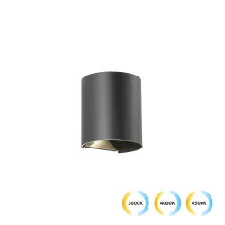 Aπλίκα Aνθρακί LED 3W IP65 L:106 Round Greg - Viokef