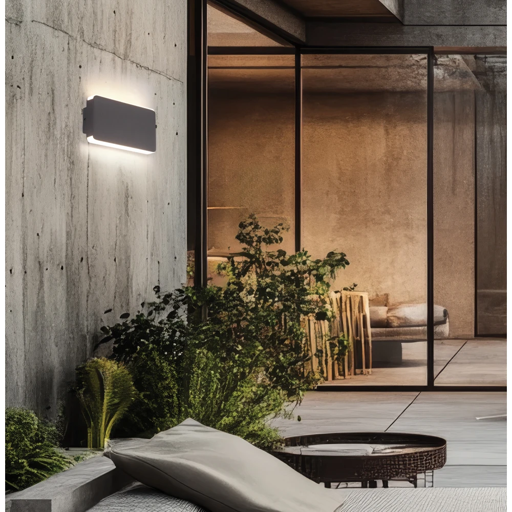 Aπλίκα Aνθρακί LED 10W IP65 L:175 Tilly - Viokef
