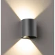 Aπλίκα Aνθρακί LED 3W IP65 L:106 Round Greg - Viokef