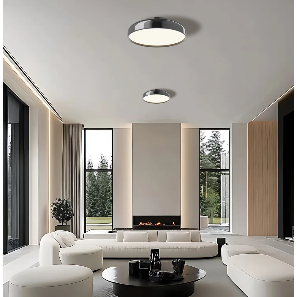 LED Οροφής Μαύρο 60W 3000K Non-Dimmable Alensa - Viokef