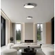 LED Οροφής Μαύρο 60W 3000K Non-Dimmable Alensa - Viokef