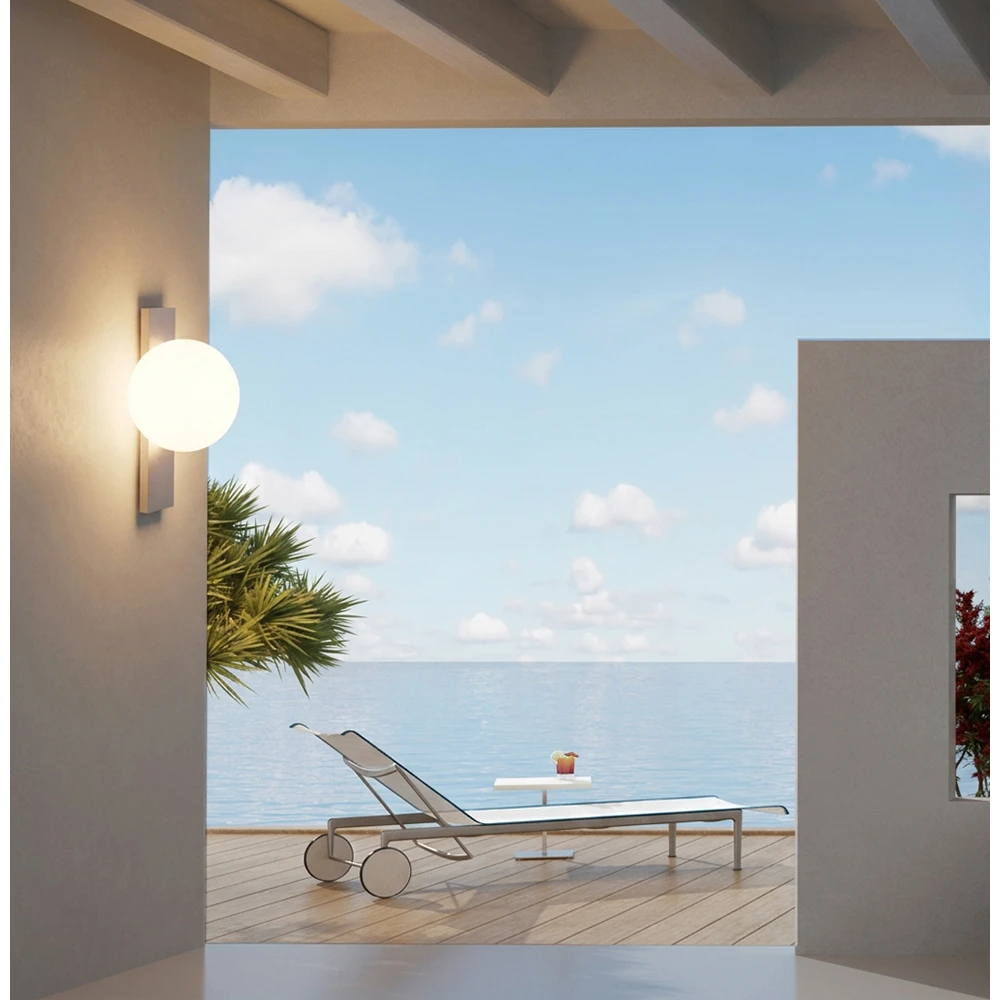 LED Απλίκα Σε Λευκό IP65 12W 3000K Matty VIOKEF