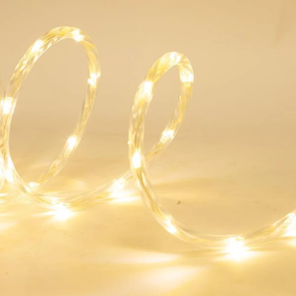 ΦΩΤΟΣΩΛΗΝΑ SMD LED 10m, ΜΟΝΟΚΑΝΑΛΗ ME 8 ΠΡΟΓΡΑΜΜΑ & ΜΝΗΜΗ, ΘΕΡΜΟ ΛΕΥΚΟ 20 LED/m IP44
