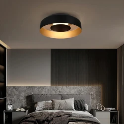 ΠΛΑΦΟΝΙΕΡΑ 20W 1482Lm 3000K Φ400mm ΜΑΥΡΟ-ΧΡΥΣΟ ARTE ILLUMINA STIGMA