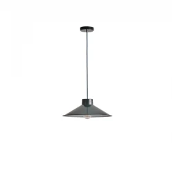 ΦΩΤΙΣΤΙΚΟ ΚΡΕΜΑΣΤΟ ΜΟΝΟΦΩΤΟ 1XΕ27 MAX 15W 360X1150mm ΓΥΑΛΙΣΤΕΡΟ ΣΚΟΥΡΟ ΠΡΑΣΙΝΟ ARTE ILLUMINA NELI