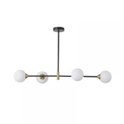 ΦΩΤΙΣΤΙΚΟ ΚΡΕΜΑΣΤΟ ΓΥΑΛΙ 4ΦΩΤΟ 4XG9 MAX 10W 1000X570mm ΜΑΥΡΟ ARTE ILLUMINA POOLS