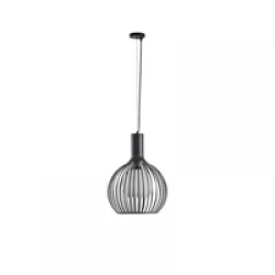 ΦΩΤΙΣΤΙΚΟ ΚΡΕΜΑΣΤΟ ΜΕΤΑΛΛΟ 1XE27 Max 15w 340x340x1520mm MAΥΡΟ ARTE ILLUMINA AIRY