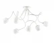 Γυάλινη Πλαφονιέρα Λευκή 6xG9 Octopus pl6 - IDEAL LUX