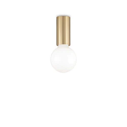 Petit pl1 Μονό Σποτ με Ντουί E27 σε Χρυσό Χρώμα  Ideal Lux