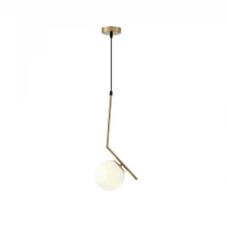 ΦΩΤΙΣΤΙΚΟ ΚΡΕΜΑΣΤΟ ΓΥΑΛΙ 1XE27 Max15w 220X150X1460mm ΛΕΥΚΟ ARTE ILLUMINA ORBA