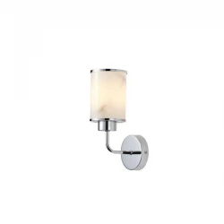 ΑΠΛΙΚΑ ΤΟΙΧΟΥ ΜΕΤΑΛΛΟ-ΓΥΑΛΙ 1ΧE27 MAX 40W 160X100X270mm ΑΣΗΜΙ ARTE ILLUMINA MARBELINE