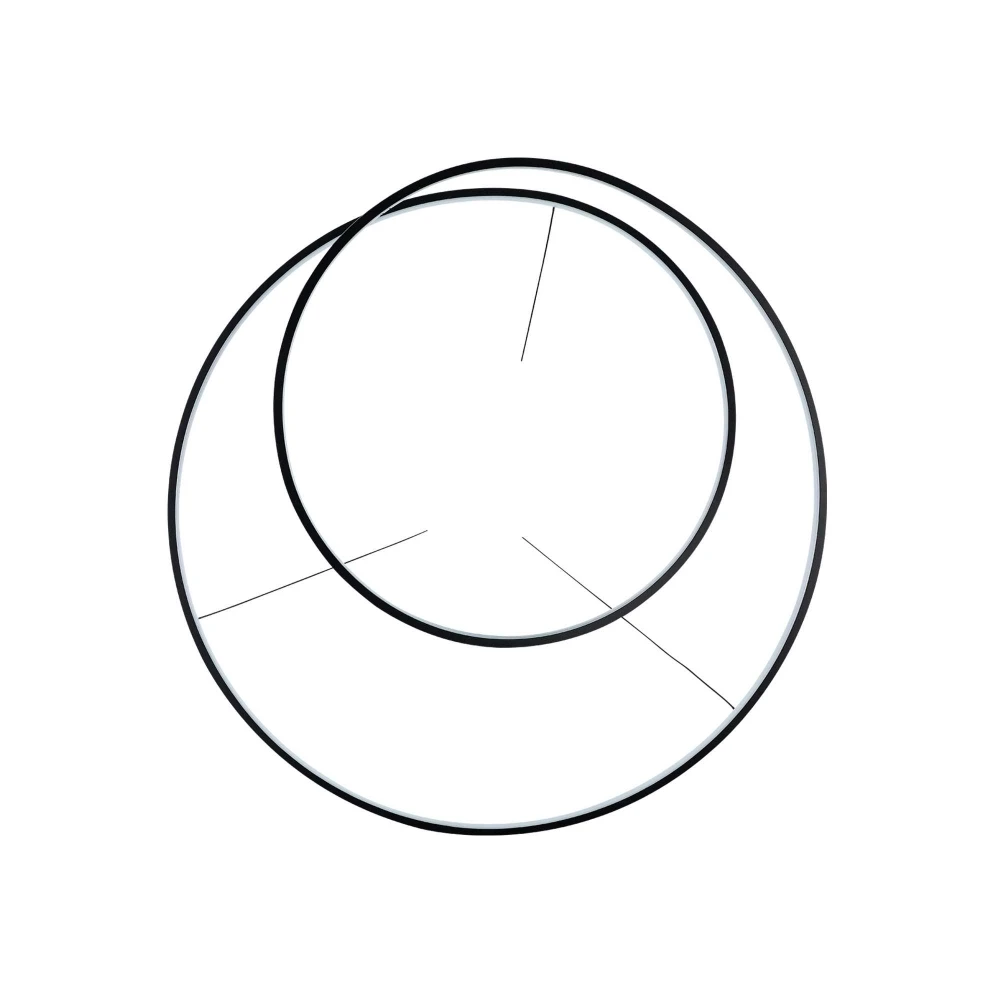 Μοντέρνο Κρεμαστό Φωτιστικό με Ενσωματωμένο LED σε Μαύρο Χρώμα Dimmable Oz sp d80 dali - IDEAL LUX