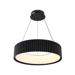 ΦΩΤΙΣΤΙΚΟ ΚΡΕΜΑΣΤΟ ΜΕΤΑΛΛΟ LED 30W 2262Lm 3000K ΜΑΥΡΟ Φ470mm ARTE ILLUMINA HALLO