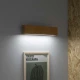 Κλασικό Φωτιστικό Τοίχου με Ενσωματωμένο LED και Θερμό Λευκό Φως Καφέ 40x8x8εκ.Craft ap Ideal Lux