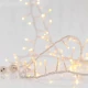 ΠΥΚΝΗ ΣΕΙΡΑ ΜΕ 800 LED 3mm, 4 ΕΠΕΚΤΑΣΕΙΣ ΩΣ 2 ΣΕΤ ΚΑΙ ΔΙΑΦΑΝΟ PVC ΚΑΛΩΔΙΟ, ΘΕΡΜΟ ΛΕΥΚΟ ΙΡ44