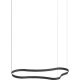 Κρεμαστό Φωτιστικό Μαύρο LED Waves-2 sp L1254 x H2093 x P662,5 mm IDEAL LUX