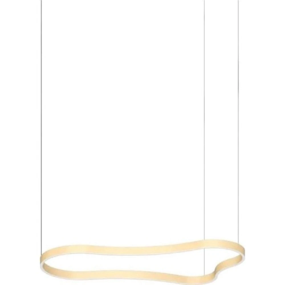 Κρεμαστό Φωτιστικό Χρυσό LED Waves-2 sp L1254 x H2093 x P662,5 mm IDEAL LUX