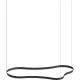 Κρεμαστό Φωτιστικό Μαύρο LED Waves-3 sp L1556 x H2093 x P870 mm IDEAL LUX