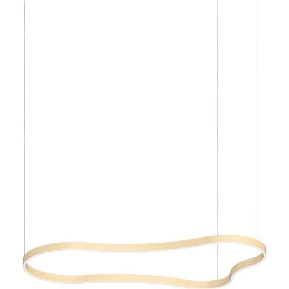 Κρεμαστό Φωτιστικό Χρυσό LED Waves-3 sp L1556 x H2093 x P870 mm IDEAL LUX