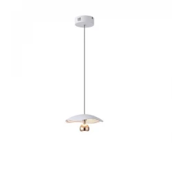 ΦΩΤΙΣΤΙΚΟ ΚΡΕΜΑΣΤΟ ΑΛΟΥΜΙΝΙΟ LED 8W 3000Κ 400Lm Φ230mm ΧΡΥΣΟ ARTE ILLUMINA ENIGMA