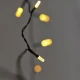 ΣΕΙΡΑ ΜΕ 80 LED ΜΕ ΑΚΡΥΛΙΚΗ ΕΠΕΚΤΑΣΗ ΚΑΙ ΗΛΙΑΚΟ ΣΥΛΛΕΚΤΗ ME ΑΙΣΘΗΤΗΡΑ ΦΩΤΟΣ, 8 ΠΡΟΓΡΑΜΜΑΤΑ ΚΑΙ ΠΡΑΣΙΝΟ PVC ΚΑΛΩΔΙΟ, ΘΕΡΜΟ ΛΕΥΚΟ LED ΙΡ44