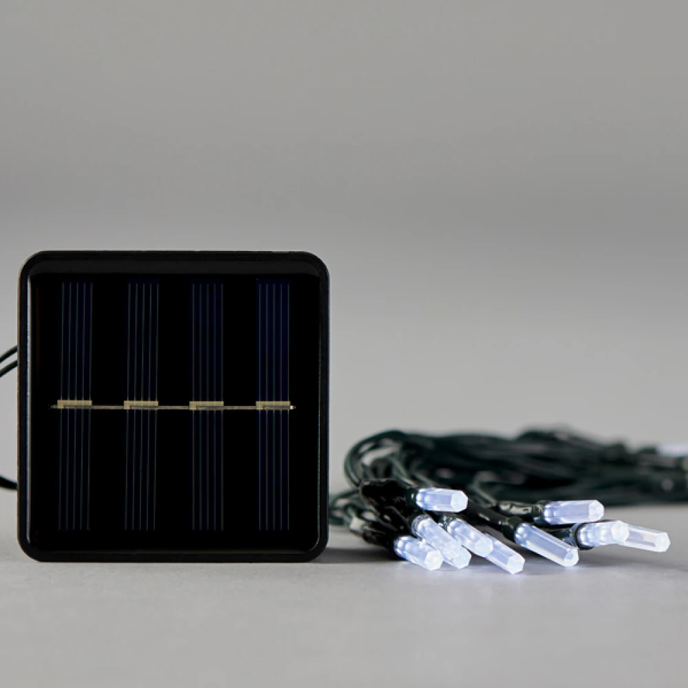 ΣΕΙΡΑ ΜΕ 80 LED ΜΕ ΑΚΡΥΛΙΚΗ ΕΠΕΚΤΑΣΗ ΚΑΙ ΗΛΙΑΚΟ ΣΥΛΛΕΚΤΗ ME ΑΙΣΘΗΤΗΡΑ ΦΩΤΟΣ, 8 ΠΡΟΓΡΑΜΜΑΤΑ ΚΑΙ ΠΡΑΣΙΝΟ PVC ΚΑΛΩΔΙΟ,ΛΕΥΚΟ LED ΙΡ44