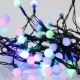 Σειρά Με 40 LED Και Λευκές Μπάλες Μπαταρίας Με Πράσινο Καλώδιο-RGB IP44