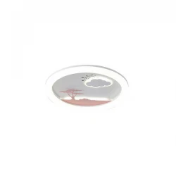ΠΛΑΦΟΝΙΕΡΑ LED 60W Φ50 6120Lm 3000K 3CCT(3000-4000-6000K) 3000-4000-6500K 480x65mm ΛΕΥΚΟ-ΡΟΖ ARTE ILLUMINA ALEGRE