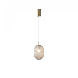 ΦΩΤΙΣΤΙΚΟ ΚΡΕΜΑΣΤΟ ΓΥΑΛΙ 1XE27 Max 15w 150X230mm ΚΟΝΙΑΚ ARTE ILLUMINA CANDY