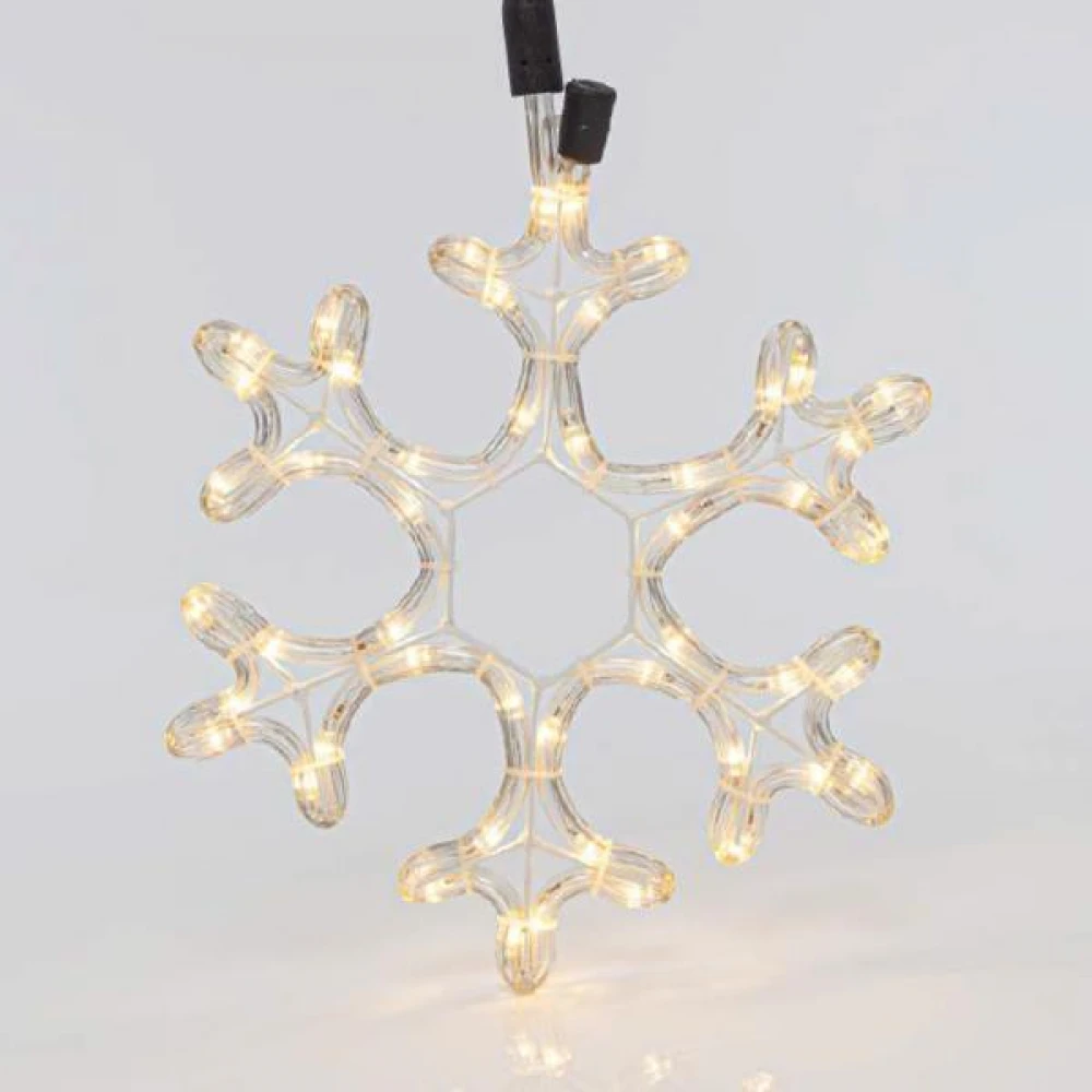 ΧΙΟΝΟΝΙΦΑΔΑ, 2m LED ΦΩΤΟΣΩΛΗΝΑΣ ΘΕΡΜΟ ΛΕΥΚΟ, 25x25cm, IP44