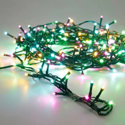 Χριστουγεννιάτικα λαμπάκια 480 LED Πολύχρωμο 5MM 36M 6W IP44 ACA