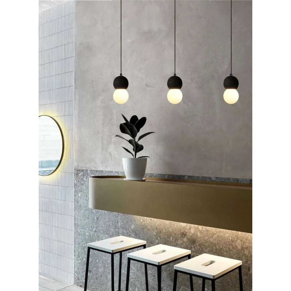 Ρυθμιζόμενο Κρεμαστό Φωτιστικό Μαύρο με Ντουί G9 Avila Atman